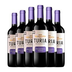 Vicente Gandía Marqués Turia Medium Sweet — Semidulce 75 cl Vino Tinto (Caja de 6 unidades)