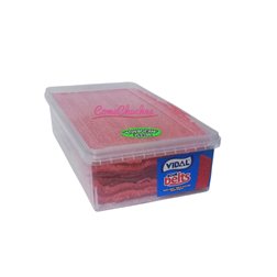 Vidal 200 Units Sour Strawberry Strips
