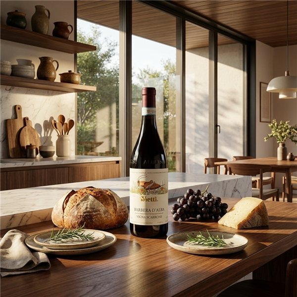 Vietti Barbera D´Alba Scarrone 2022-detalle