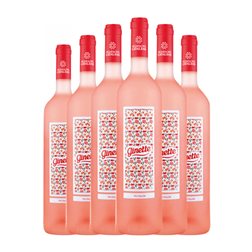 Vignerons Catalans Ginette Trocken — Seco Côtes du Roussillon Rosé — Rosado 75 cl Vino Rosado (Caja de 6 unidades)