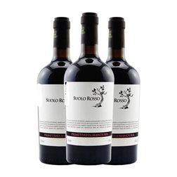 Vigneti del Salento Suolo Primitivo Trocken — Seco Primitivo di Manduria 75 cl Vino Tinto (Caja de 3 unidades)