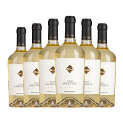 Vigneti del Salento Zolla Chardonnay Trocken — Seco Puglia 75 cl Vino Blanco (Caja de 6 unidades)
