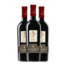 Villa Matilde Rocca dei Leoni Aglianico Aglianico del Vulture 75 cl Vino Tinto (Caja de 3 unidades)