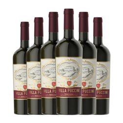 Villa Puccini Toscana 75 cl Vino Tinto (Caja de 6 unidades)