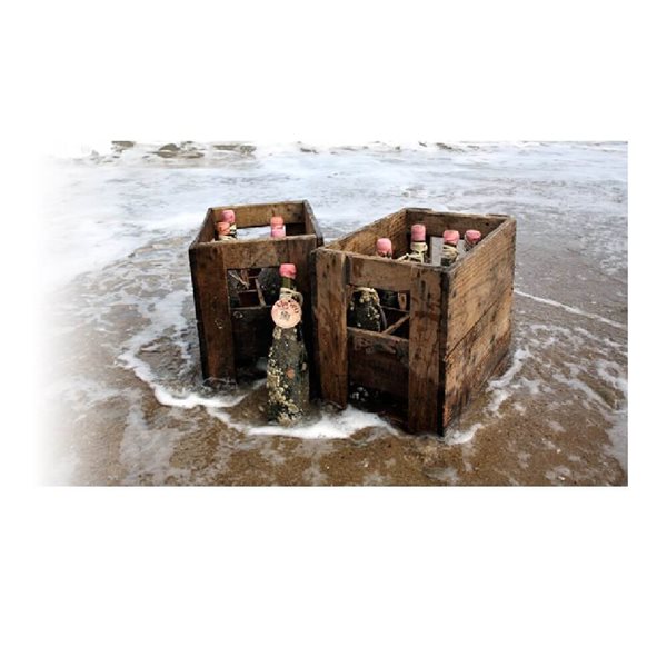 Red wine immersed Médoc Tour Haut Caussan 150cl-lateral