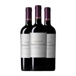 Viña Aquitania Carmenère Valle del Maipo Reserva 75 cl Vino Tinto (Caja de 3 unidades)