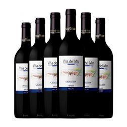 Viña del Mar Semiseco Catalunya 75 cl Vino Tinto (Caja de 6 unidades)