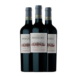 Viña Errazuriz Cabernet Sauvignon Estate Wine — Vino de Finca Reserva 75 cl Vino Blanco (Caja de 3 unidades)
