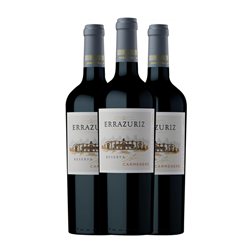 Viña Errazuriz Carmenère Estate Wine — Vino de Finca Reserva 75 cl Vino Blanco (Caja de 3 unidades)
