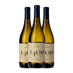 Viña Gómez 1400M Valle del Güímar Crianza 75 cl Fruity — Afrutado Vino Blanco (Caja de 3 unidades)