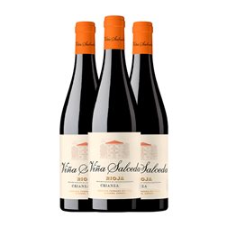 Viña Salceda Rioja Crianza 75 cl Vino Tinto (Caja de 3 unidades)