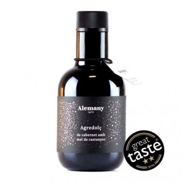 Vinaigre Agridulce Cabernet Sauvignon avec miel de châtaignier, Alemany 1879-lateral