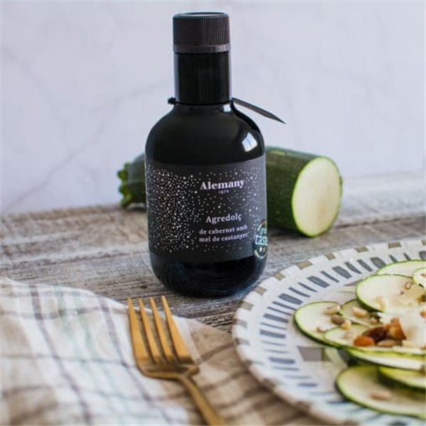 Vinaigre Agridulce Cabernet Sauvignon avec miel de châtaignier, Alemany 1879-trasera