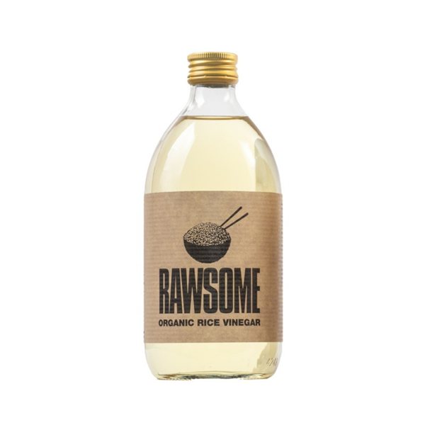 Organic Rice Vinegar 500ml RAWSOME-izquierda