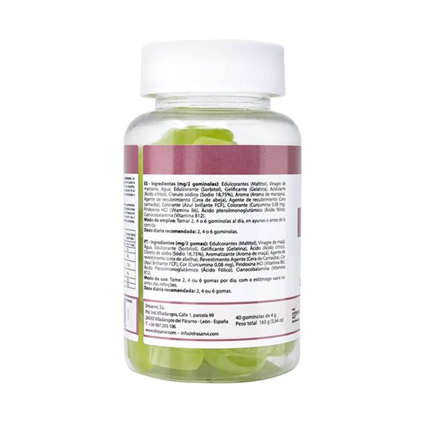 Vinaigre de cidre de pomme Siluet360 40 gommes Drasanvi-detalle