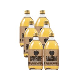 Vinaigre de cidre de pomme non filtré Bio 500ml RAWSOME