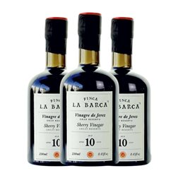 Vinagre Norte Extremeña Finca La Barca Jerez-Xérès-Sherry Gran Reserva 10 Años Botellín 25 cl (Caja de 3 unidades)
