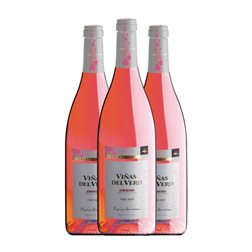 Viñas del Vero Pinot Negro Somontano 75 cl Vino Rosado (Caja de 3 unidades)