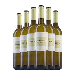 Vinícola de Valdepeñas Concejal Airén Seco Valdepeñas 75 cl Vino Blanco (Caja de 6 unidades)