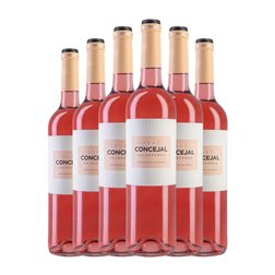 Vinícola de Valdepeñas Concejal Tempranillo Seco Valdepeñas 75 cl Vino Rosado (Caja de 6 unidades)