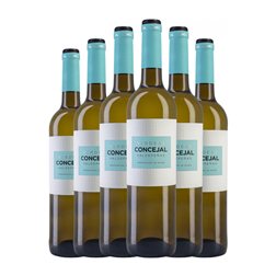 Vinícola de Valdepeñas Concejal Verdejo Seco Valdepeñas 75 cl Vino Blanco (Caja de 6 unidades)