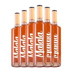 Vinícola de Valdepeñas Malala Tempranillo Rosé — Rosado 75 cl Vino Dulce (Caja de 6 unidades)