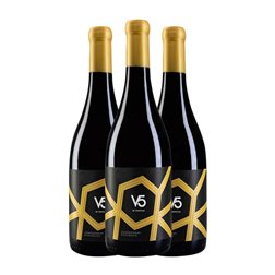 Vinícola de Valdepeñas V5 by Concejal Chardonnay Seco Vino de la Tierra de Castilla Barrica Eco — Ecológico 75 cl Vino Blanco (Caja de 3 unidades)