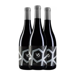 Vinícola de Valdepeñas V5 by Concejal Tempranillo Seco Valdepeñas Barrica 75 cl Vino Tinto (Caja de 3 unidades)