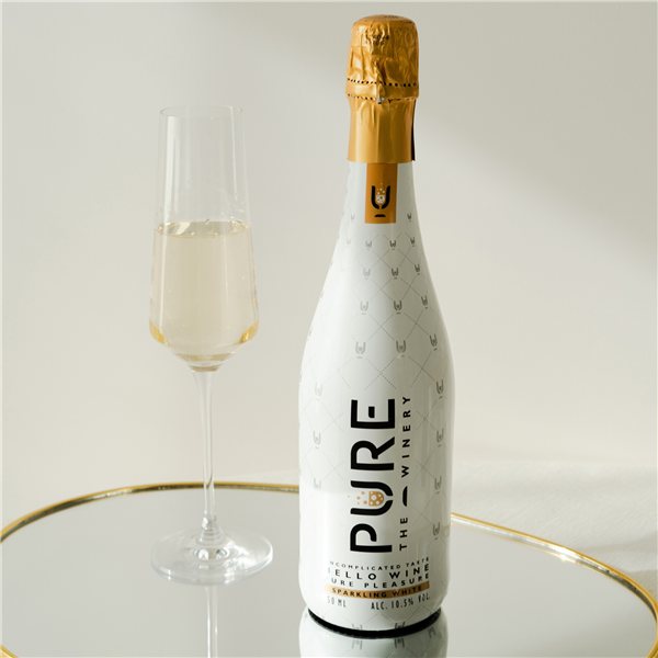 Vin Blanc Pétillant 0% Sucre-izquierda