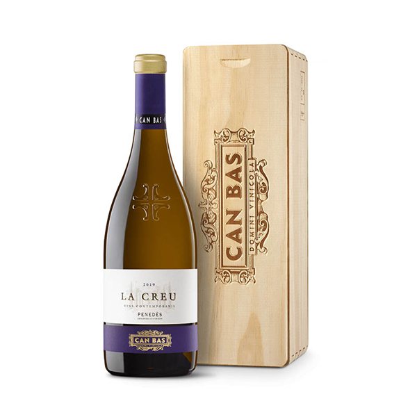 Vin Blanc La Creu, Can Bas (6 unités)-detalle