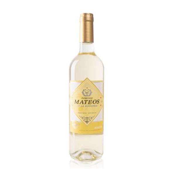 Vino blanco, verdejo, Dominio Mateos de la Higuera, Bodega Vega Demara-lateral