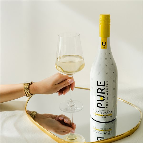 Vino Blanco 0% Azúcar-trasera