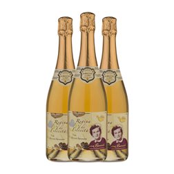 Vino de Hielo Cascina Baricchi Regina di Felicità Moscatel Vintage, Sparkling — Espumoso 75 cl Vino de Hielo (Caja de 3 unidades)