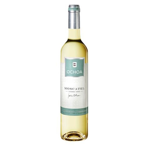 Vino Dulce Moscatel, Bodega Ochoa (6 unidades)-lateral