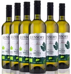 Vino ORGANICO Blanco 0,0 SIN ALCOHOL – LUSSORY ORGANIC Chardonnay | Caja de 6 botellas x 735ml