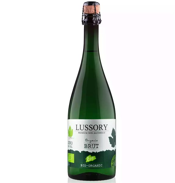 Organic Sparkling Wine 0.0 ALCOHOL-FREE - LUSSORY ORGANIC Sparkling | Box of 6 bottles x 750ml-detalle