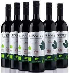 Vino ORGANICO Tinto 0,0 SIN ALCOHOL – LUSSORY ORGANIC Merlot | Caja de 6 botellas x 735ml