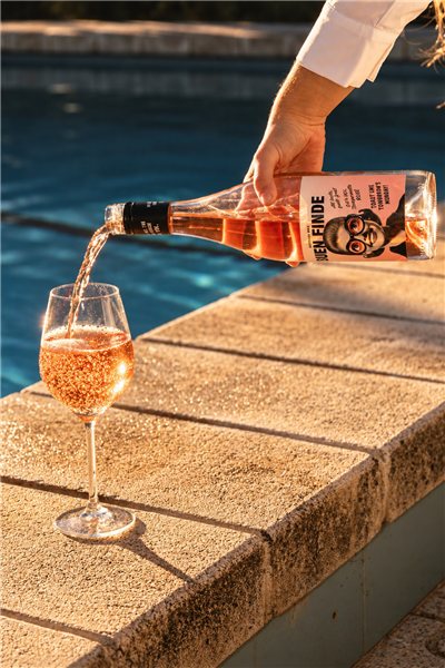 Vino Rosado Tempranillo Sin Alcohol Buen Finde-lateral