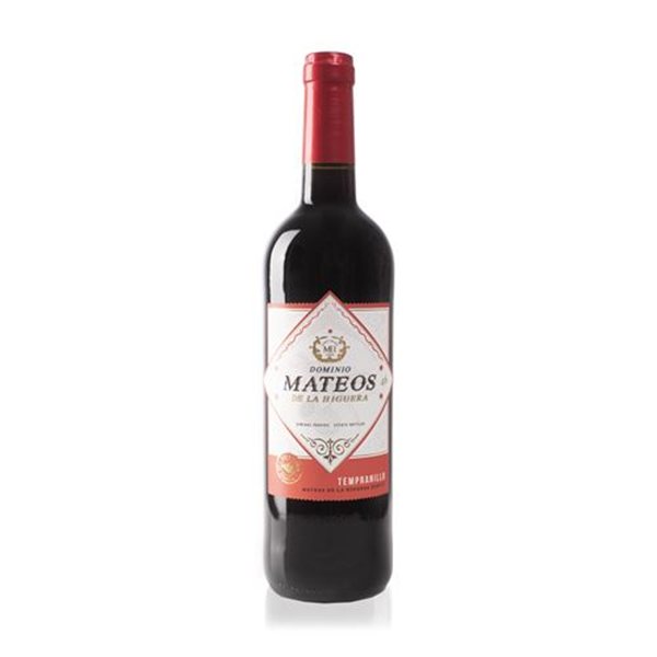 Vin rouge, Tempranillo, Dominio Mateos de la Higuera, Bodega Vega Demara-lateral