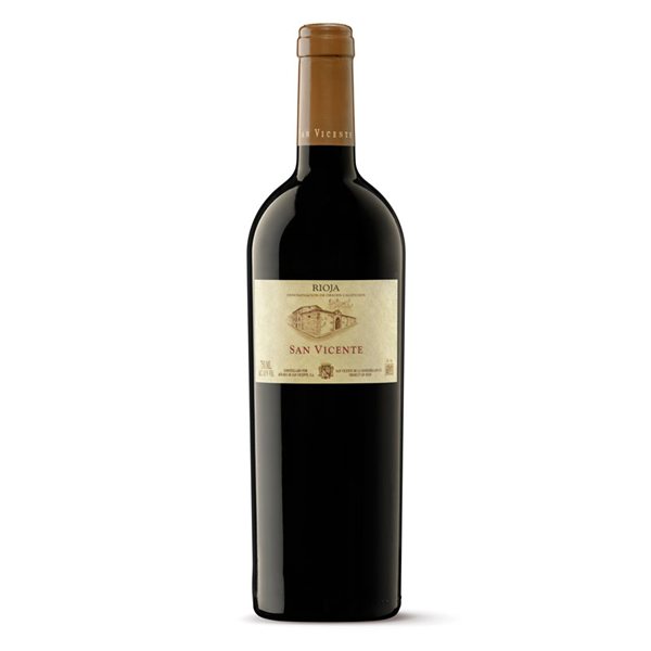 Vino tinto tempranillo San Vicente, Sierra Cantabria-detalle