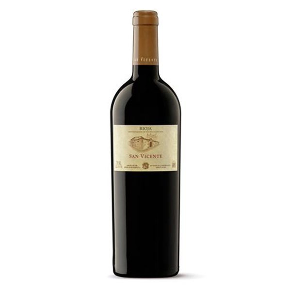 Vino tinto tempranillo San Vicente, Sierra Cantabria-lateral