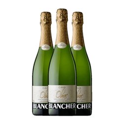 Vins i Caves Blancher Blancher Obrac Brut Cava 75 cl Espumoso Blanco (Caja de 3 unidades)