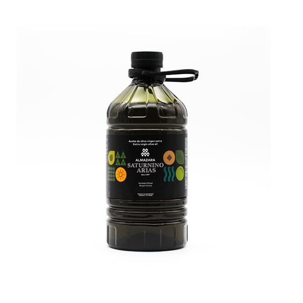 Huile d'olive vierge extra sélection. Variété Arbequina. Production limitée.-izquierda