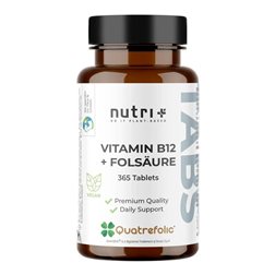 Vitamin B12 + Acide Folique 365 Tabs