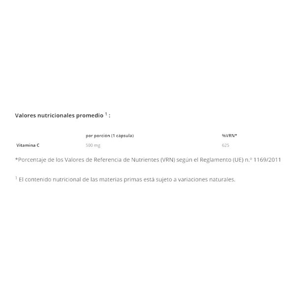 Vitamin C 365 Caps-detalle