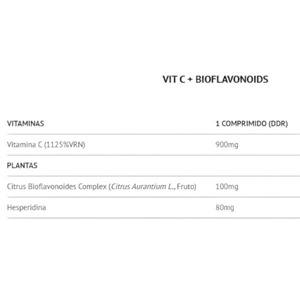 Vitamin C + Bioflavonoides 1000 Mg 100 Tab-detalle