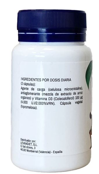 VITAMINE D3 120 GÉLULES 4000 UI-detalle