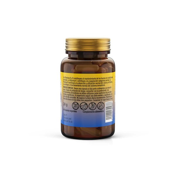 Vitamine D3 + K2 60 capsules Plameca-detalle