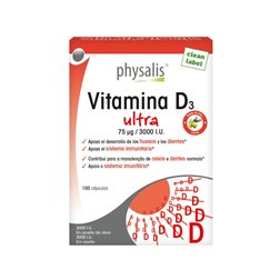 Ultra Vitamin D3 100 capsules Physalis
