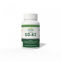 Vitamine D3+K2 500mg 60 gélules Sotya